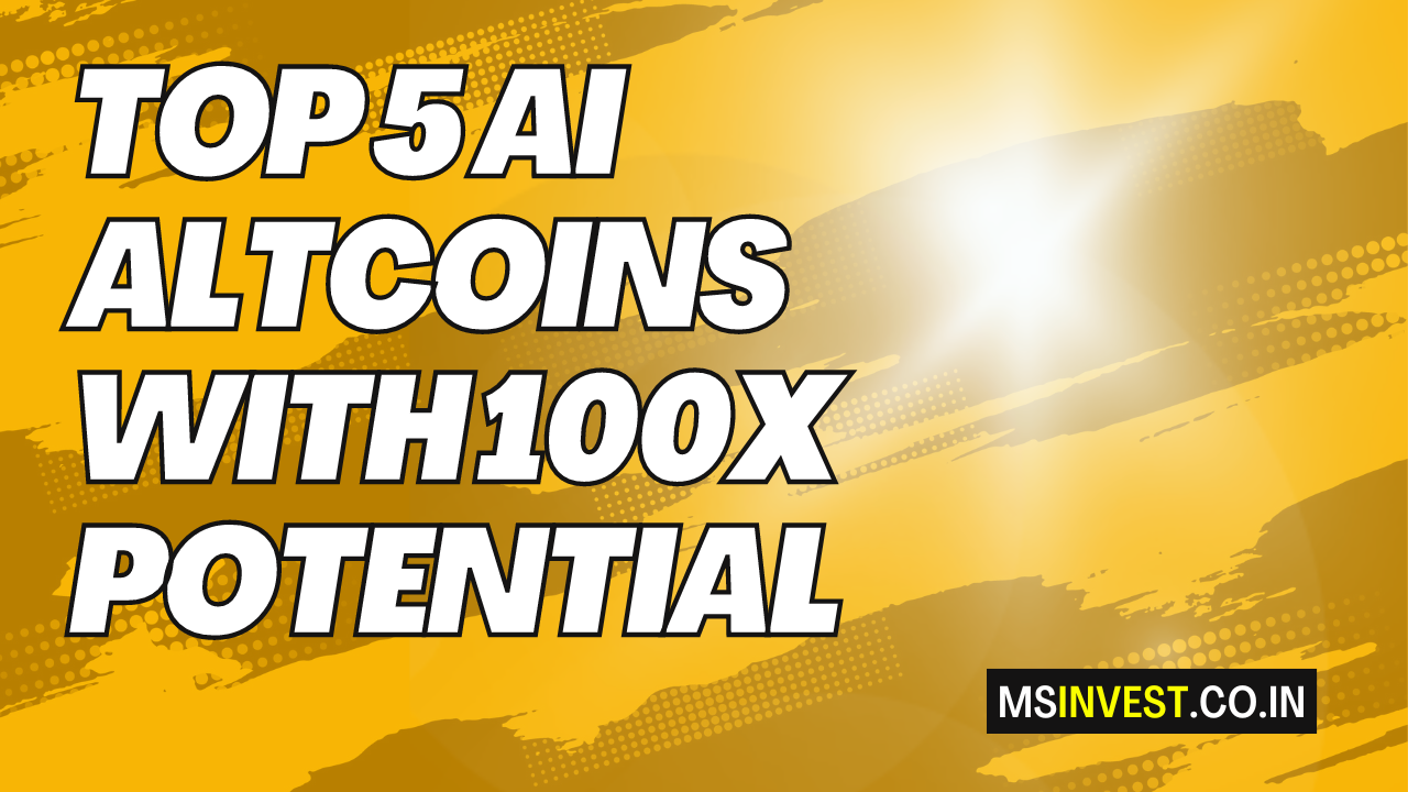 Top 5 AI Cryptocurrency with future and 100x potential